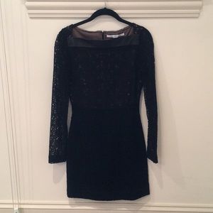 Diane von Furstenberg Black lace dress